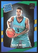 6839K 2017-18 Donruss #190 Malik Monk Holo Green/Yellow Laser