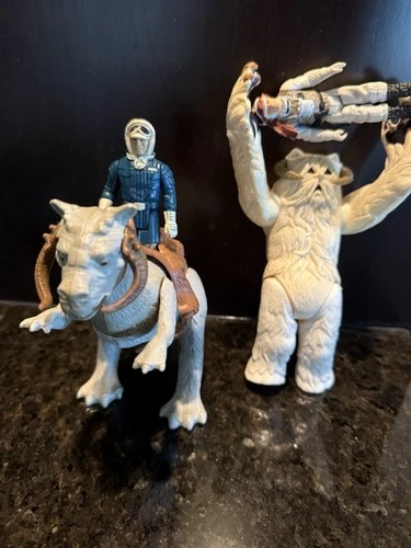 1979-81 VINTAGE STAR WARS TAUNTAUN LUKE HAN HOTH WAMPA ACTION FIGURES