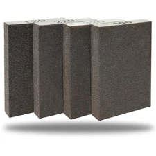4 Pack Hand Sanding Sponge Set -120 220 320 400 Grit- Coarse Medium Fine Grit...