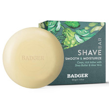Organic Shaving Soap Puck, Plastic-Free, Rich Lather, 3.15 Oz Bar Moisturizing