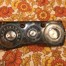 1964 1965 Chevrolet Chevy Chevelle Instrument Cluster Factory Clock Oem Tested