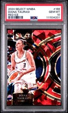 2024 Panini Select Wnba #188 Diana Taurasi Red Ice PSA 10