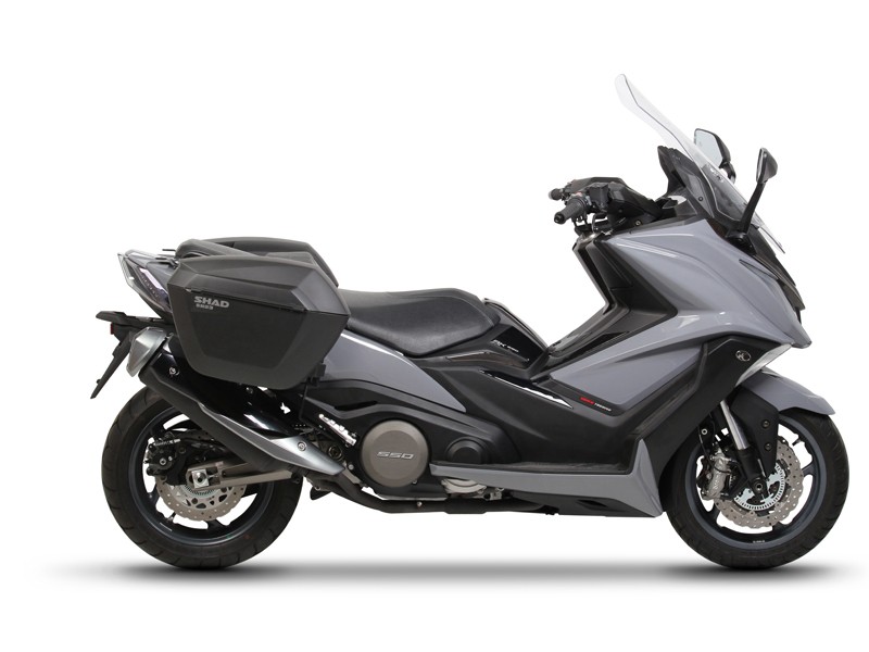 Système de montage SHAD 3P Kymco Noir en Acier pour Valises Latérales