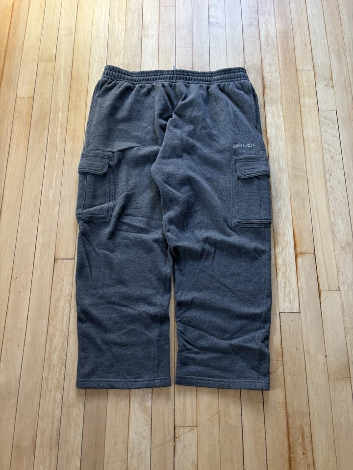 Pantalones deportivos de carga holgados de colección and1 grises para hombre 2XL skate grunge Y2K hip hop retro Foto 2 de 4