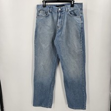 CALVIN KLEIN Mens Jeans 34x30 Relaxed Straight Easy Fit Blue