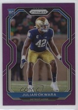 2020 Panini Prizm Rookie Purple Prizm 36/125 Julian Okwara #361 0eq8