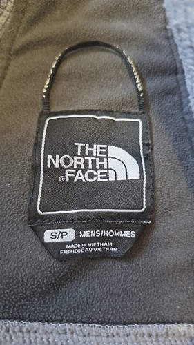 The North Face Full Zip Fleece Jacket Honey Comb Grey Size S Men's - Picture 5 of 8