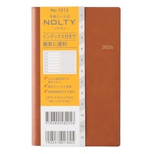 NOLTY 2026 Weekly Pocket Casual Planner Camel Size 1512 2025 December Startfrom