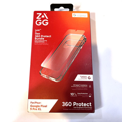 ZAGG Luxe Hülle & Displayschutz Bundle für Google Pixel 9 Pro XL - Klar