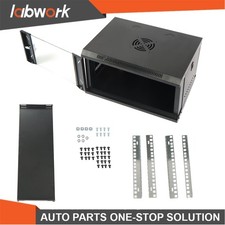 Labwork 6U Wall Network Cabinet w/ Locking Tempered Glass Door 15.5" Depth