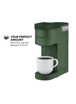 New Keurig K-Mini Coffee Maker Evergreen Single Serve K-Cup Brewer Compact