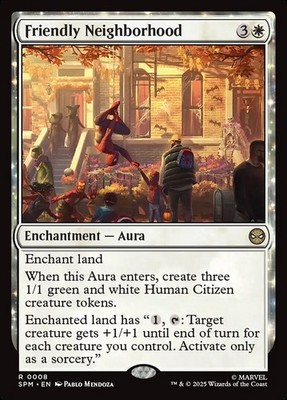 MTG Magic the Gathering Friendly Neighborhood (8/314) Marvel's Spider-Man LP