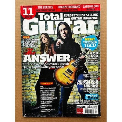 THE ANSWER TOTAL GUITAR #187 MAGAZINE APRIL 2009 - the answer cover with more in