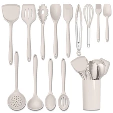 HaWare Kitchen Utensils 14 PCS Silicone Cooking Utensils Set, Heat Resistant