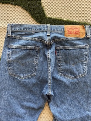 Levi Strauss & Co. Men's Blue Jeans with Double xx Big E Tab Size 32x32