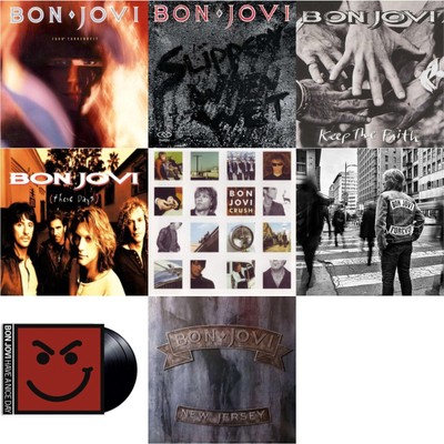 Bon Jovi - Forever & 7800º Fahrenheit (180G) & Slippery [New LP Vinyl Bundle]