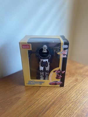 Rare New in Box official Rastar RS Transformable Black & white  Robot/Car 1:32