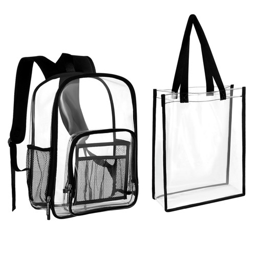 Waterproof Transparent Backpack Miss Heavy Duty Clear Stadium Bag Tote