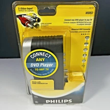 Philips RF Modulator Video Converter PH61159 DVD to TV Coax Adapter New