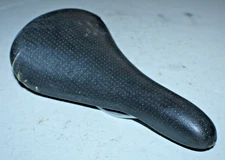 Vintage Terry City Hybrid Bike Saddle Black 250/150mm Black Velo USA Shipping :)