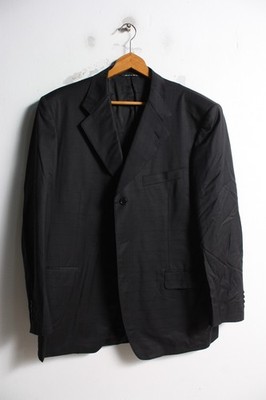 Canali Herren Anzug Sakko Blazer - Schwarz - Größe EU 56 (L45)