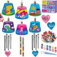 Vamei Bastelset Windspiel Basteln Malset FüR Kinder Windspiel Kreativ Set Diy Ma