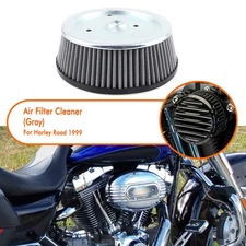 Gray Motorcycle Air Filter Cleaner For Harley Road 1999-07 2005 Dyna 29442-99A