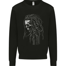 Sudadera Jumper De Hombre Con Calavera Rastafari De Música Reggae