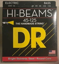 Dr Strings MR5-45 Stainless Steel 5-String Hi-Beams with Round Core for Bass NEW