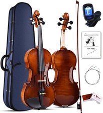 Aileen Violin 4/4 Full Size Adult Beginner Antique Glossy Finish #0572