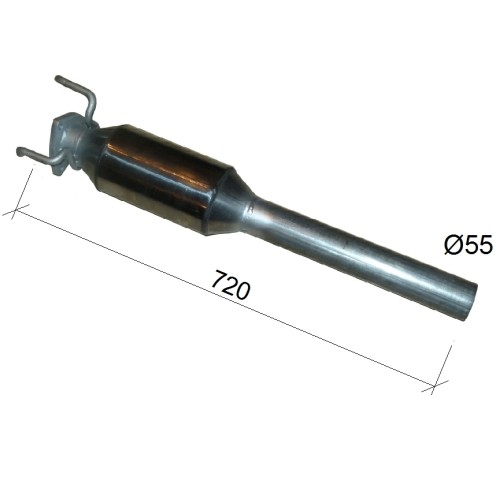 Catalyseur Citroën Jumper 2.2 D réduction des émissions de gaz pour moteur 100 à 130 cV