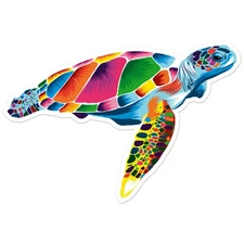 Sea Turtle - Vinyl Decal Sticker - Car Window Laptop - ebn8589