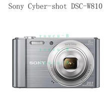 Sony CyberShot DSC W810 20.1 MP Digital Camera W/ Charger  Card Sliver