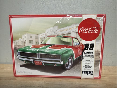 #ad MPC 1969 Dodge Charger RT Coca Cola 1:25 Scale Snap Kit $19.99