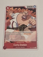 Curly Dadan OP13-009 Carrying On His Will One Piece C Card