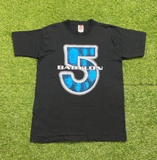 Vintage Babylon 5 Shirt Made USA Size Large Classic Sci Fi TV 90s