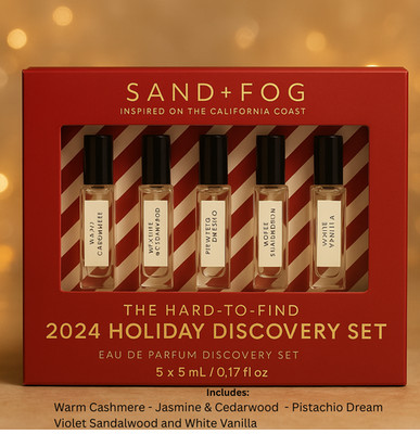 SAND+FOG Layer Lab (Holiday Set)   5 Mini Parfums, Rare & Remix-Ready