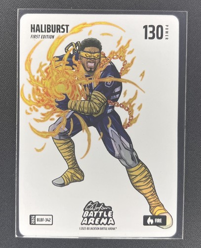 2026 Bo Jackson Battle Arena Haliburst BLBF-342 Blizzard Battle Foil - Fire