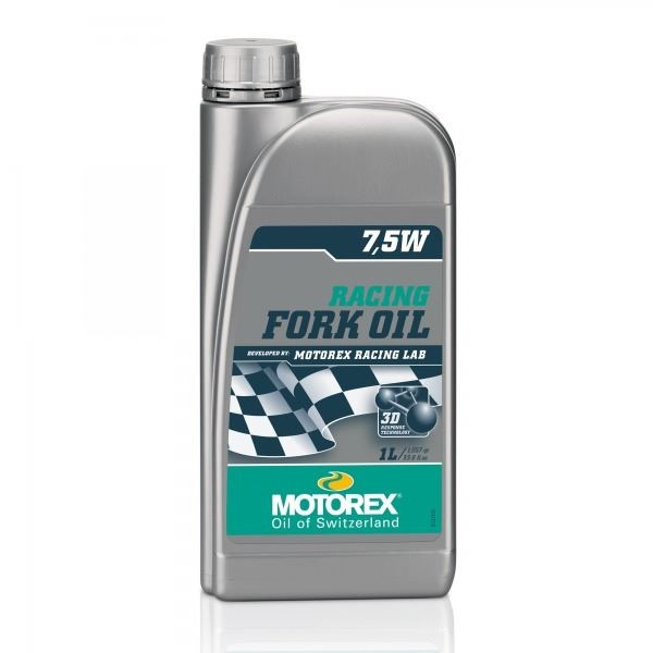Motorex Racing Fork Oil 3D Response Technology 7.5W Motorcycle Suspension 1L