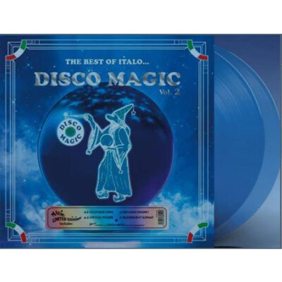 V.A. - The Best Of Italo Disco Magic Volume 2 Clear Blue  (2024 - EU - Original)