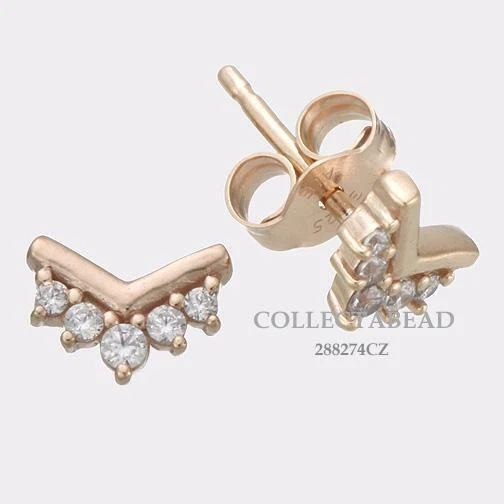 Pandora tiara wishbone sale earrings