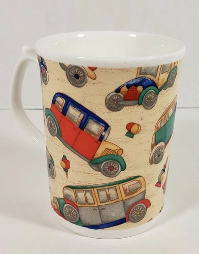 Vintage Royal Cuthbertson Staffordshire Made In England Car Coffee Mug Cup