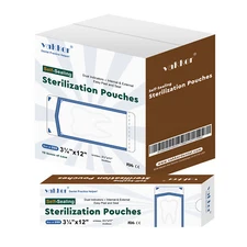 2000PC 3.25" x 12" Self Sealing Sterilization Pouches Autoclave Sterilizer Bag