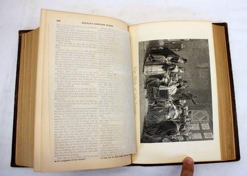 💥KOMPLETTE WERKE JOHN BUNYAN Lederbuch 1874 ATEMBERAUBENDE EINBÄNDE Pilgerfortschritt - Bild 14 von 19