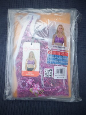 XSmall BEACH Travel BH - The Travel Bra Company - Store Reisepass, Karten, Wertsachen