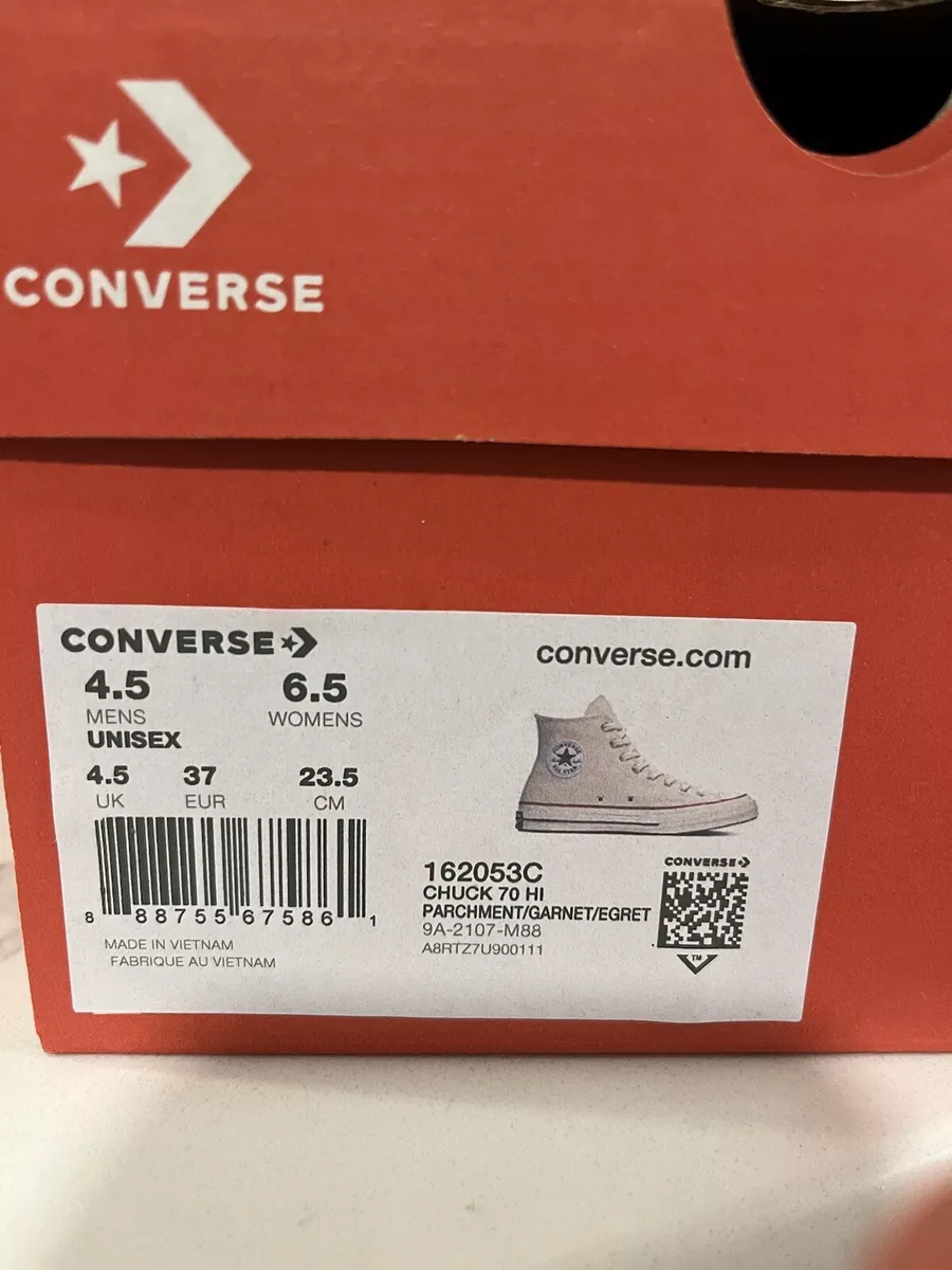 Converse top size 4.5