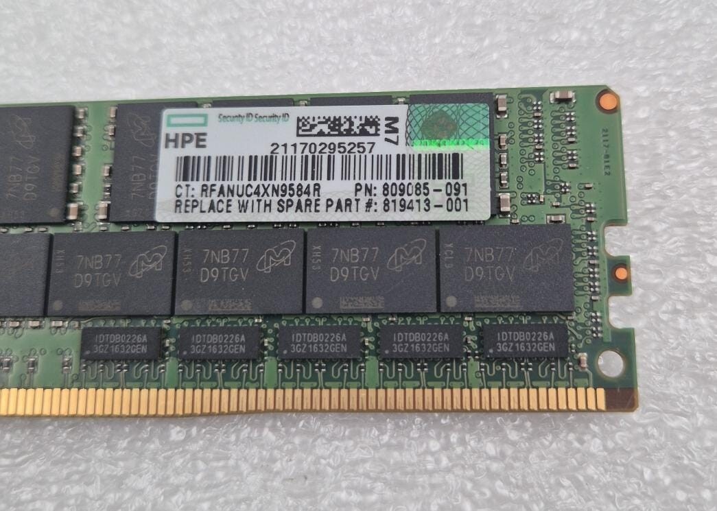 Micron 64GB 4DRX4 PC4-2400T MTA72ASS8G72LZ-2G3B2PI DDR4 Memory RAM