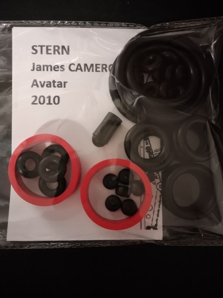 Kit Elastiques Flipper James Cameron's Avatar Stern en Caoutchouc Blanc