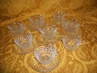 Lot of 15 American Pattern Fass Cups & Fostoria Saucers By Fostoria