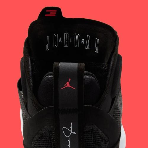 Nike Air Jordan XXXVII 37 Black Hot Punch Red White DD6958-091 Men's 12 Shoes - 第 11/13 張圖片